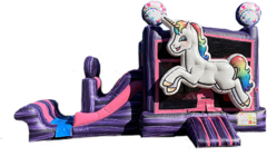 Unicorn Bouncer With Slide