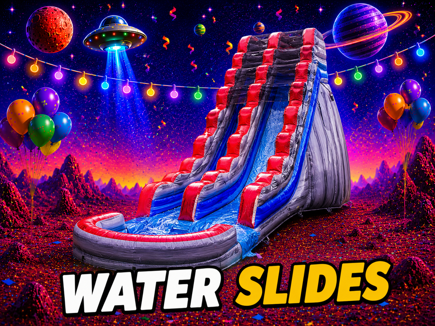 Water slide rentals near Hattiesburg Mississippi