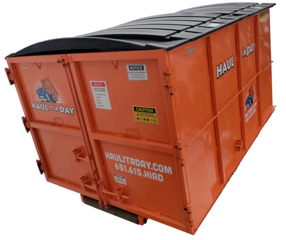 Covered 20 Yard Dumpster