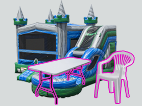 Emerald Castle Wet Dry Combo Seating Package