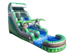 18' Emerald Crush Tsunami Water Slide