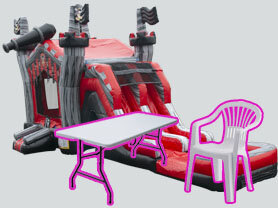 Pirate Fortress Wet Dry Combo Seating Package