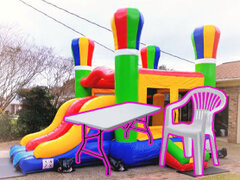 Rainbow Balloons Dry Combo Seating Package