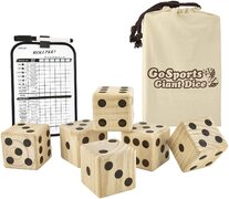 Giant Wooden Playing Dice Set 