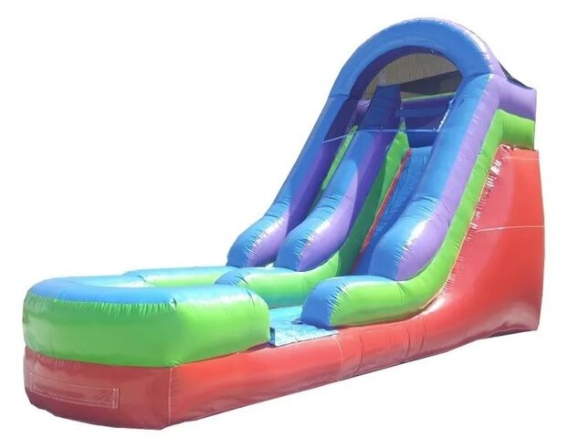 15' Rainbow Waterslide