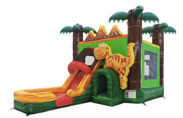 4in1 Dinosaur Combo Bounce House Wet/Dry