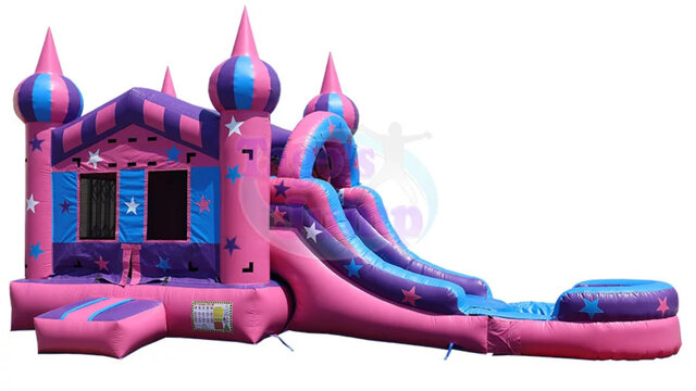PINK BOUNCE HOUSE COMBO
