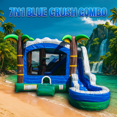 <span style='color: red;'>Extra Large with Obstacles</span>
<span style='color: black;'>7N1 Blue Crush Combo WET/DRY INFLATED POOL</span>
