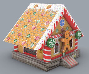 <span style='color: red;'>15x15 with Pop Ups</span>
<span style='color: black;'>Large Gingerbread Bounce House</span>
