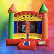 <span style='color: Red;'>THEMEABLE</span>
<span style='color: black;'>Multi Color Panel Bounce House </span>