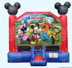 <span style='color: red;'> 15x15 Disney</span>
<span style='color: black;'>Mickey Mouse Bounce House</span>
