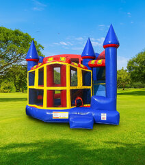 <span style='color: red;'> Extra Large with Obstacles </span> <br>
<span style='color: black;'>5N1 Castle Combo WET/DRY</span>
