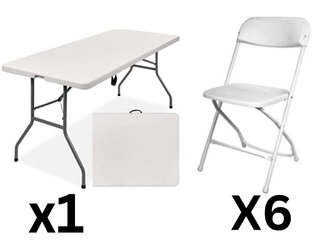 1 Table x 6 Chairs 