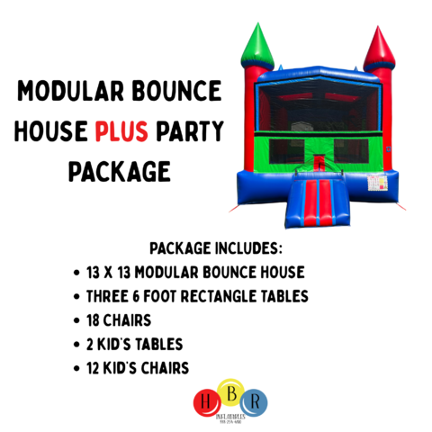 Modular Bounce House Plus Party Package