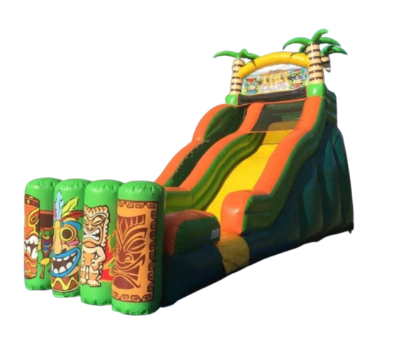 19 Foot Tiki Island Wet/Dry Slide