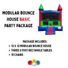 Modular Bounce House Basic Party Package
