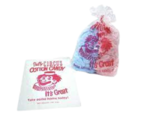 100 Pack of Cotton Candy Bags