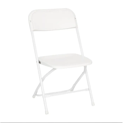Extra Wide White Chair