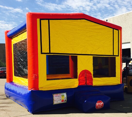 RED/YELLOW/BLUE MODULAR BOUNCY CASTLE