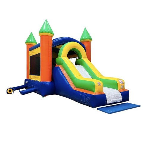 Blue Bounce House Combo DRY