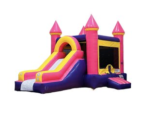 Pink Bounce House Combo DRY