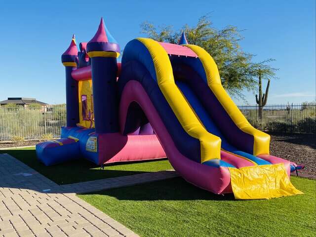 bounce house with slide rentals 