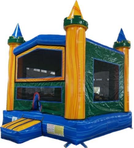 Green Marble Bounce House