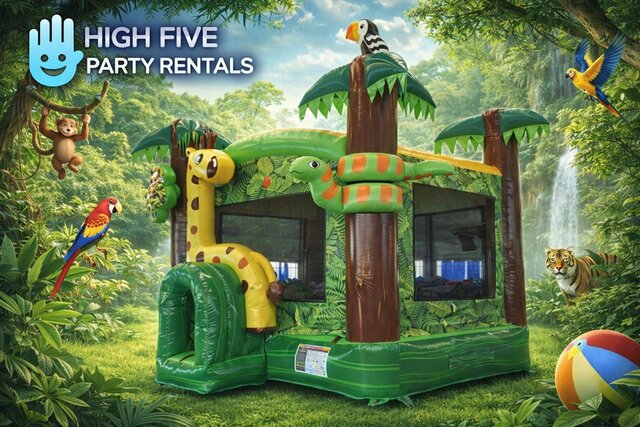 Jungle Bounce House 15'X15'