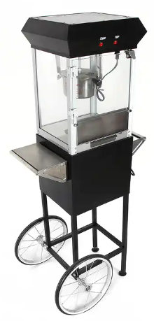 Black Popcorn Machine