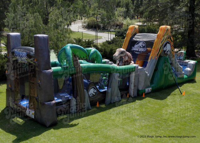 Jurassic World 50' Obstacle Course Waterslide