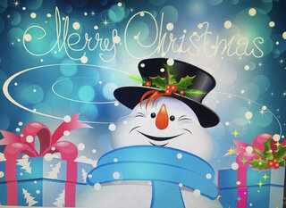 Snowman Banner