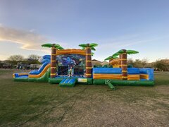 Paradise Obstacle Dual Lane Course with Water