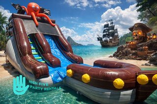 Pirate Ship 12' Waterslide