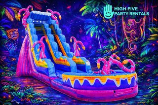 Neon Jungle 21’ Waterslide