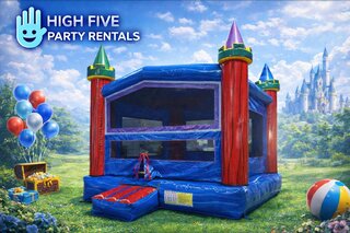 Blue Marble Bounce House 