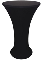 Cocktail Tablecloth - Black - Round Bottom