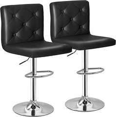 Barstool with Back Rest - Black