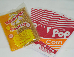 Popcorn supplies for service of 20