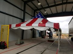 20x20 HP Tent American Flag