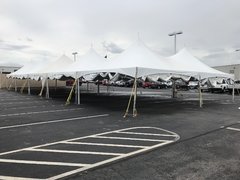 40x60 HP Frame Tent White