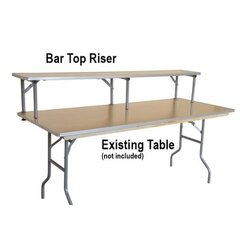 Bar table & riser 