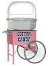 Concession Cotton Candy Machine w/Cart & Dome