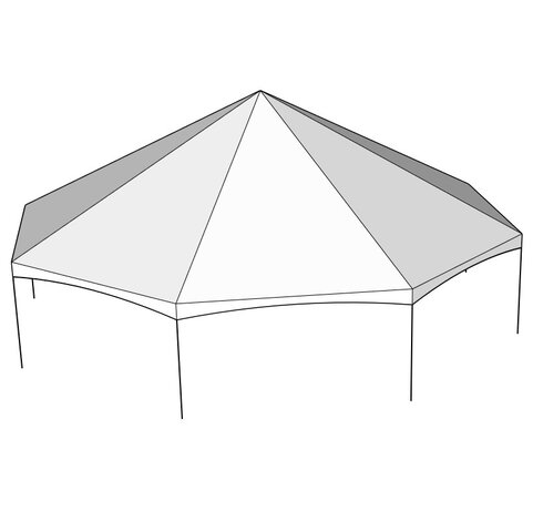 30x26 JTL Hex Tent All White