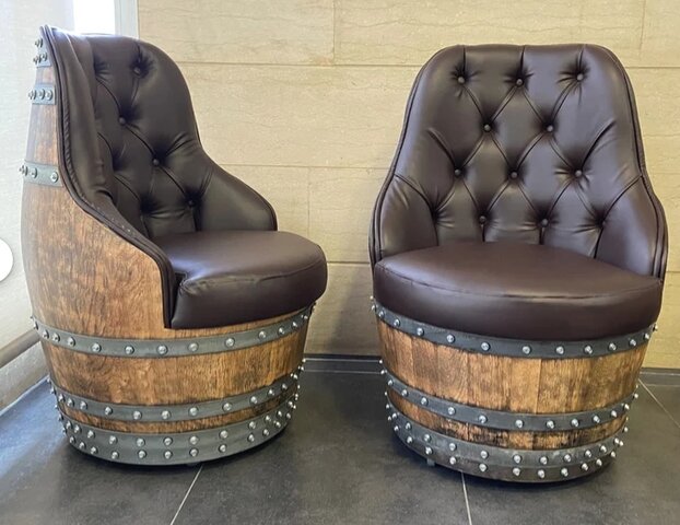 Whiskey Barrel Chair