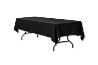 6ft Mid Length Table Linens