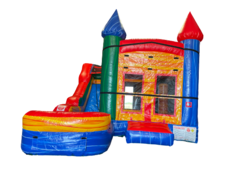 Colorful Castle 5-n-1 Bounce House (DRY) SQUARE
