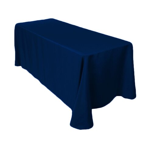 Navy full length 8ft table Linens