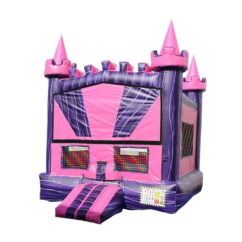 Pink Purple Castle Bounce House