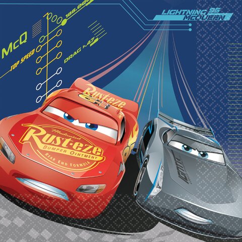 Cars 3 Lunch Napkins