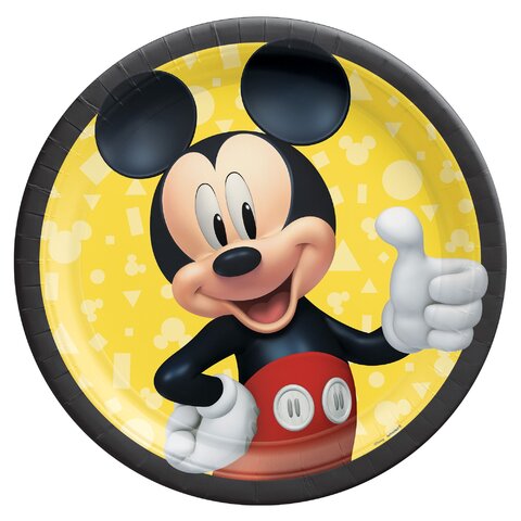 Mickey Mouse Plates- 9